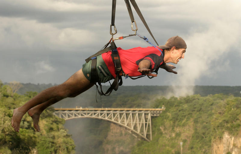 Flying Fox activity in Victoria Falls