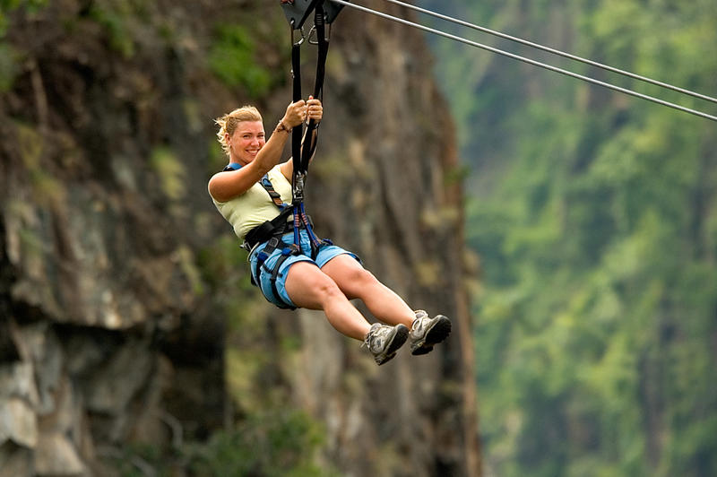 Zip line Victoria Falls