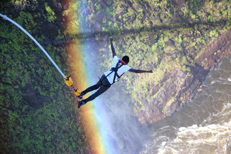 Bungee off the Victoria Falls bridge