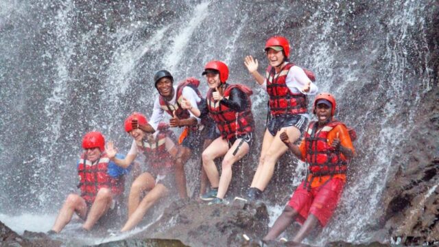 Swim under the Falls 2