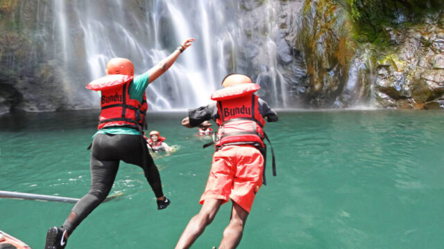 Swim under the Falls 3