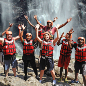 Swim under the Falls 4
