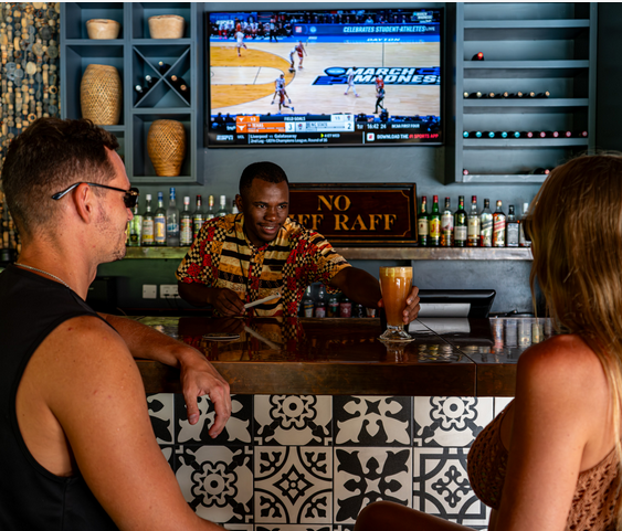 Explorers Village bar